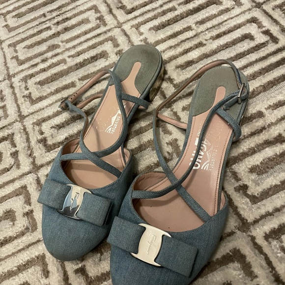 Ferragamo denim flat - Picture 4 of 4